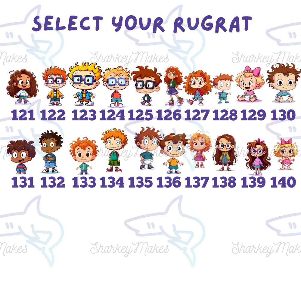 Personalised “X's Little Rugrats” Mug – Custom Cartoon Family Gift