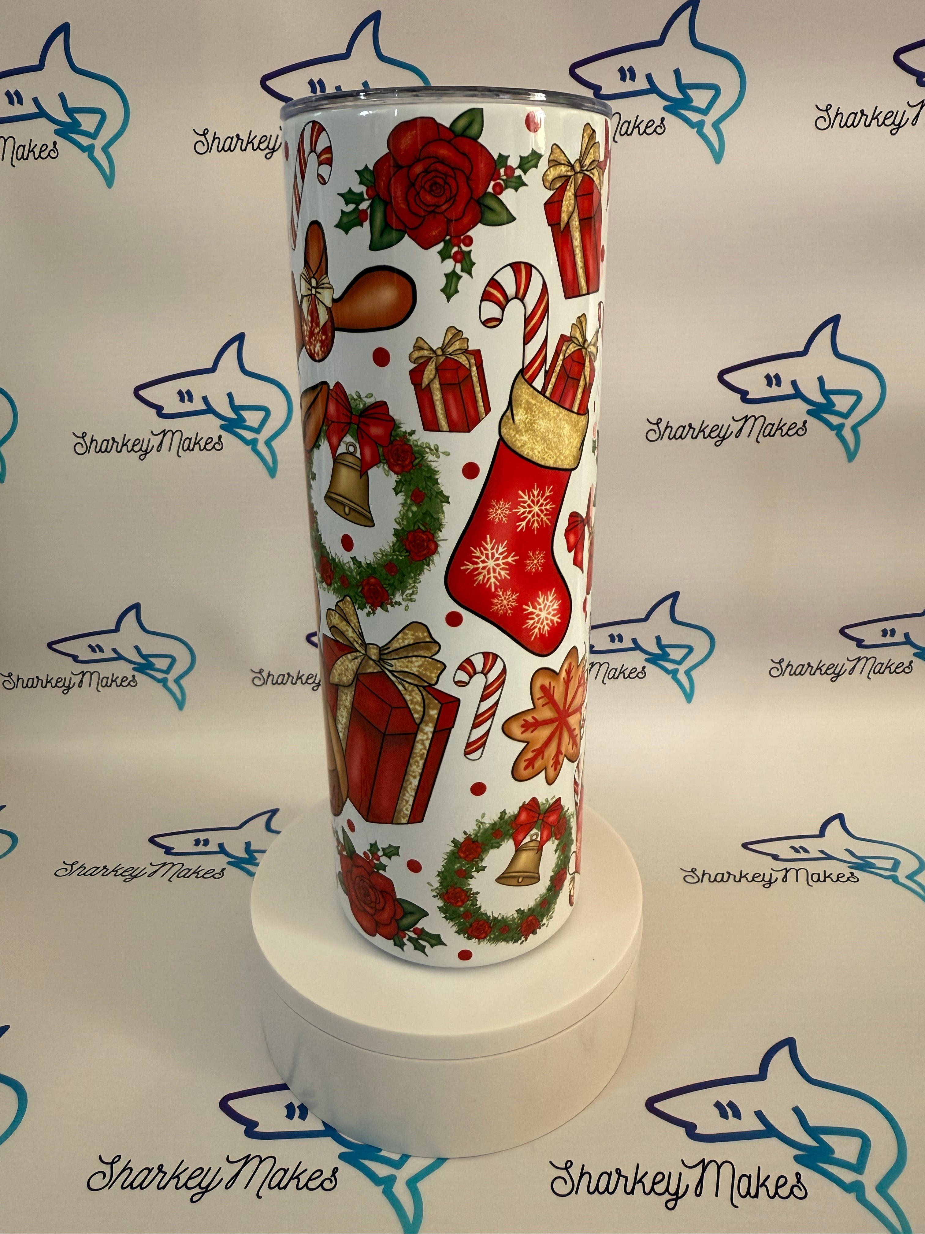Reindeer Christmas 20oz Tumbler