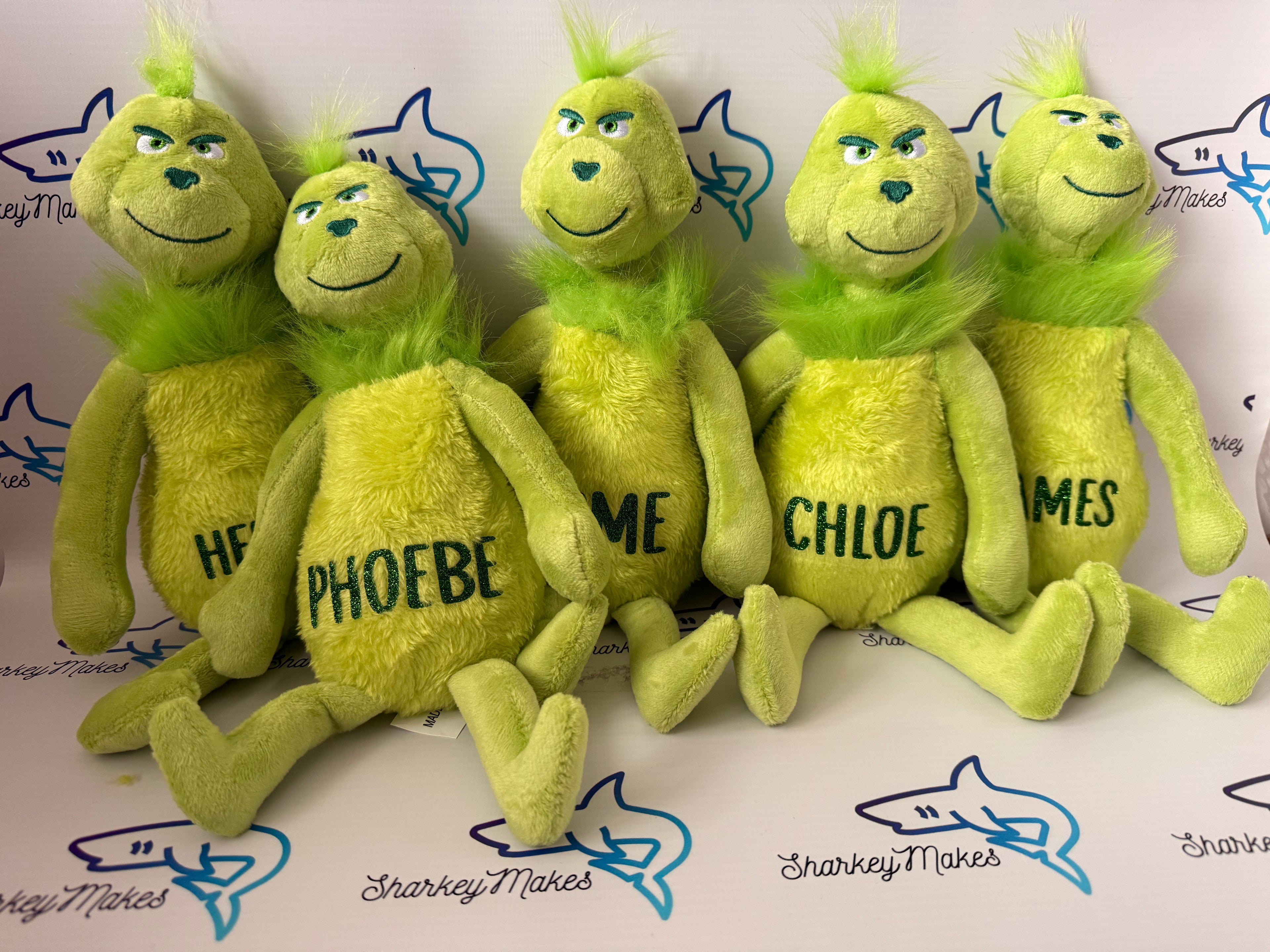 The Grinch Personalised Plush Teddy