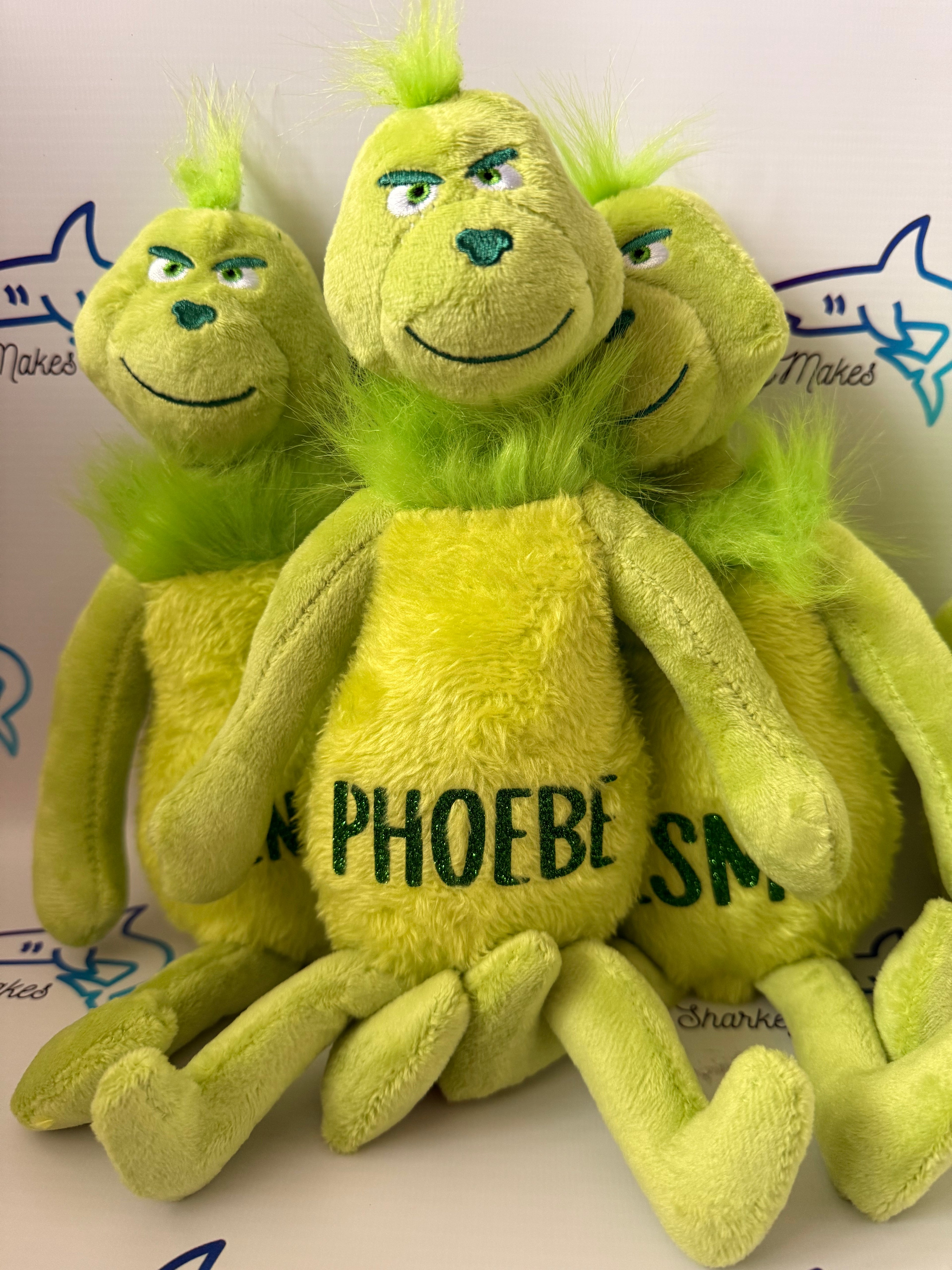 The Grinch Personalised Plush Teddy